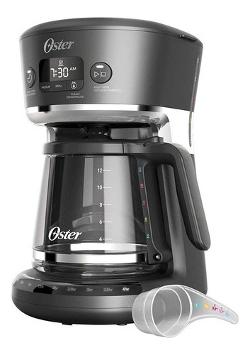 Oster 2083222 Cafetera Drip, Color Gris/negro