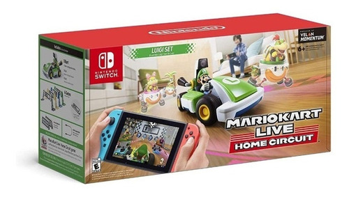 Mario Kart Live Home Circuit Set De Luigi Nintendo Switch