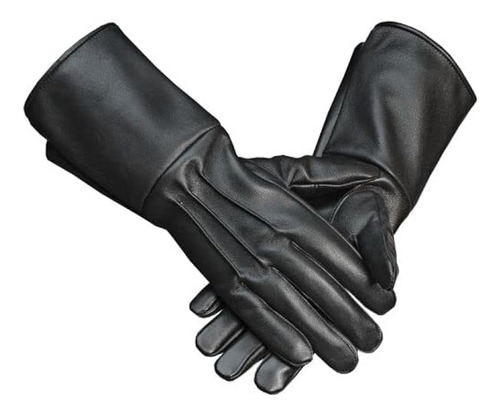 Shanan Gloves Gauntlet Black Waterproof Men Cosplay Motorcyc