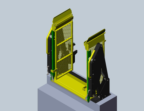 Plataforma Elevadora Silla De Ruedas Rampa Accesibilidad
