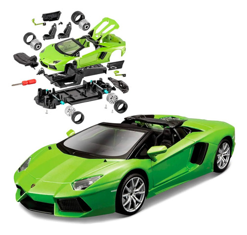Auto Para Armar Maisto Assembly Line Lamborghini 1/24 Verde 