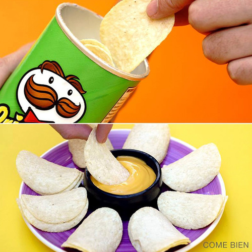 Pringles Crema Y Cebolla Papas Fritas 124gr Tubo Snacks