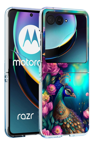 Funda Para Motorola Razr 40 Ultra Diseño Pavo Real