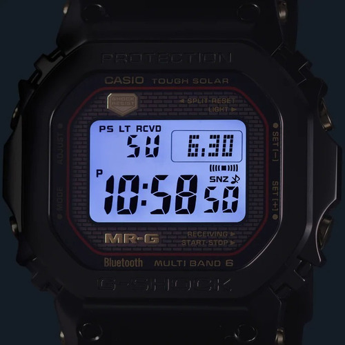 Imagen 3 de 4 de Reloj Casio G-shock Metal Cromo Cobalto Mrg-b5000b-1dr