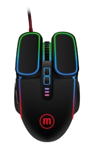 Mouse Gamer Maxell 7 Botones Gaming Tron - 1600 A 7200 Dpi