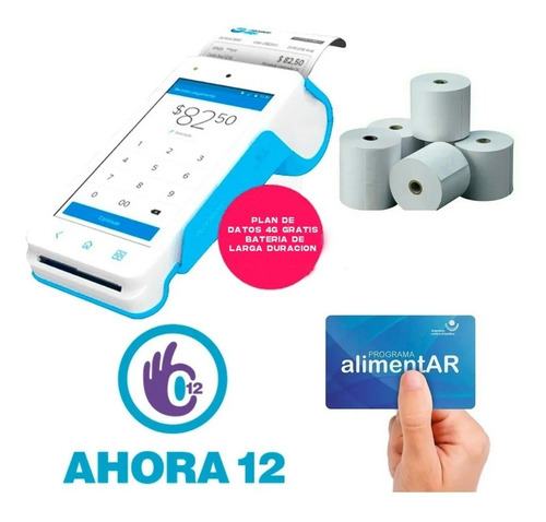 Imagen 2 de 7 de Mercado Pago Point Smart Chip 4gb Celular + Impresora Posnet