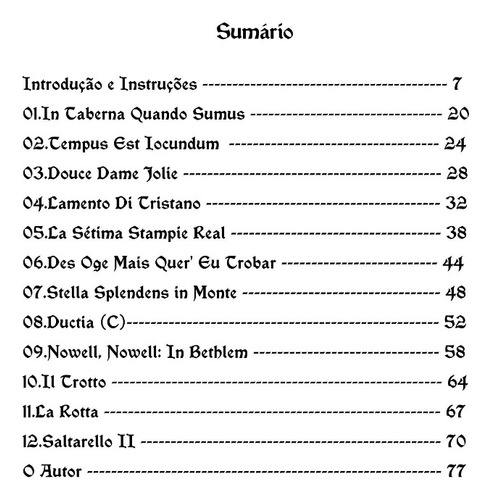 Músicas Medievais Vol. 1 - Versão Para Flauta Transversal