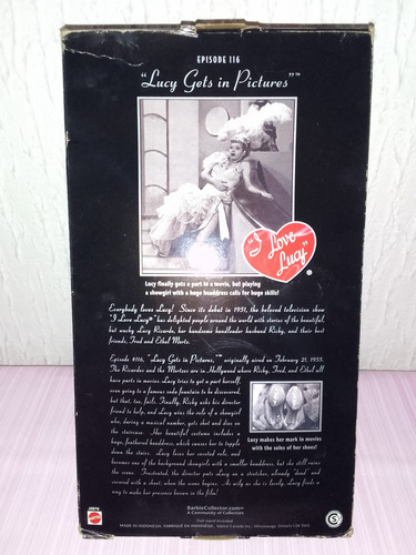 Barbie I Love Lucy Lucille Ball Lucy Gets In Pictures Ep 116 (Usado)