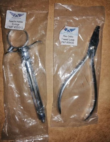 Imagen 1 de 1 de Odontología Needle Plier Syringe Y Plier Ortho Tweed Loop