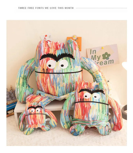 -bn Muñeca Monstruo Emocional Juguete De Peluche Muñeca.