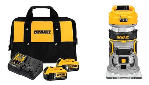 Dewalt Kit Inicio Bateria Max Ah Enrutador Inalambrico Xr