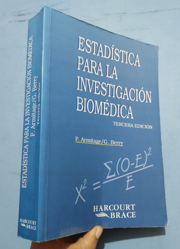 Libro Estadística Para La Investigación Biomédica Armitage