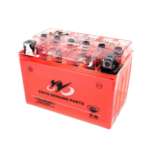 Imagen 3 de 7 de Bateria Moto Ytx9-bs Gel Yoyo Duke Ns 200