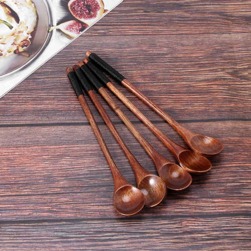 Cuchara Mezcladora De Madera Para Café, Té, Mermelada Y Baño