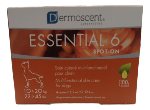 Dermoscent Essential Para Perro De 10 A 20 Kg   Omegas 