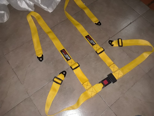 Imagen 2 de 5 de Cinturones De Seguridad 4 Puntos Racing Tuning Jdm Colores