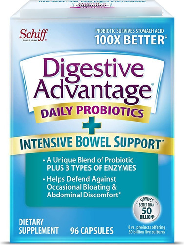 Digestive Advantage Ibs Probioticos 96 Enzimas Digestivas 