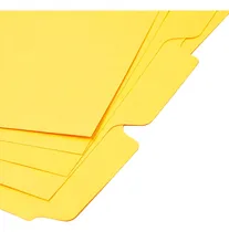 Comprar Separadores Cartulina A4 Ape 5 Posiciones Pack X 50 Uds Color Amarillo Separadores A4