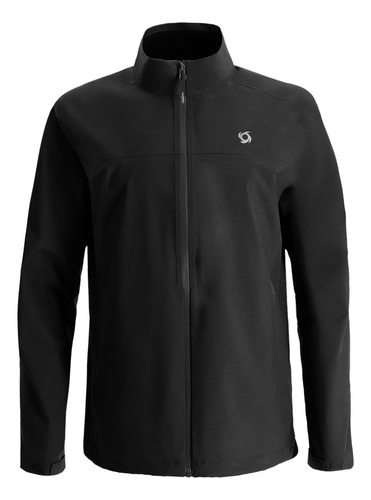 Chaqueta Cortaviento Elven Negro Hombre Doite