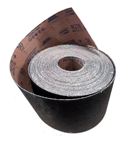 Imagem 3 de 4 de Rolo Lixa 5 Metros X 15 Cm - Ferro Madeira - R228 - Norton