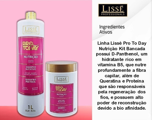 Kit Pro To Day Nutrição 1kg + Spray Intensiv Repair Lissé