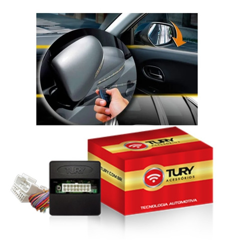 Imagem 2 de 4 de Módulo Subida Vidros E Rebatimento Toyota Hilux 2016 2017 18