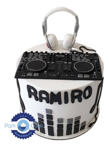 Torta Dj Denon Auriculares Consola