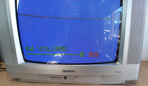 Tv Mitsubishi Diamond 20pol Audio Video Funciona 110/220v (Usado)
