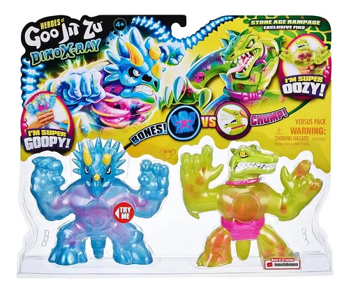 Mu eco Estirable Tritops Juguete Shredz Goo Jit Zu Heroes 2