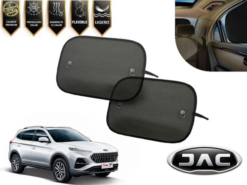 2x Cubresol Auto Parasol Ventana Trasera Jac Sei 7 2023