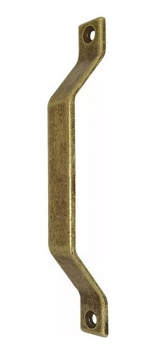 Manija Metal Puerta Granero Modelo Cinta 155 Mm Bronce Viejo