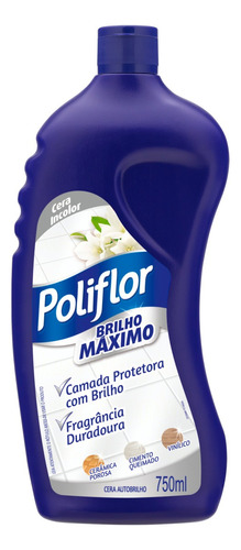 Autobrilho Poliflor Brilho Máximo líquida em squeeze 750 mL