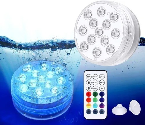 Luz Sumergible Led Piscina Con Pilas Aaa Incluidas