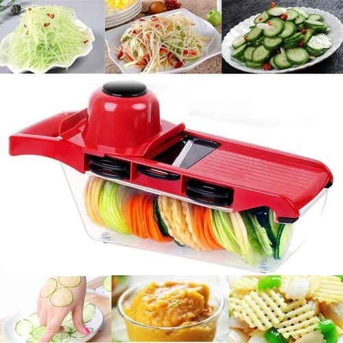 Ayudante De Cocina Rallador De Verduras Mandoline 6 En 1