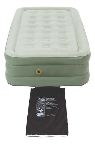 Colchón De Aire Supportrest Doble Altura Para Interiores Y E Verde
