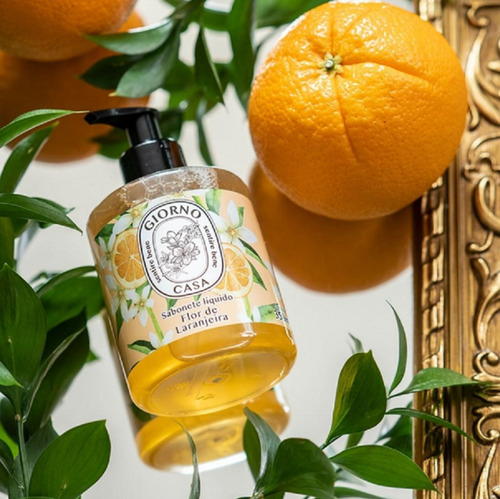 Imagem 1 de 7 de Sabonete Líquido Laranjeira Facial Corpo 350ml Liquido Banho