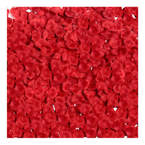 3000 Petalo Rosa Roja Seda Flor Artificial Globo