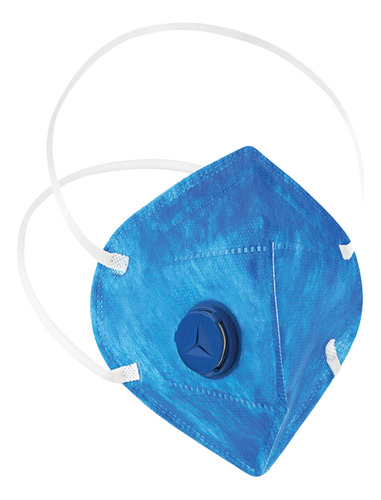 Kit 10 Máscara Respirador Pff2 Com Válvula Descartável Epi