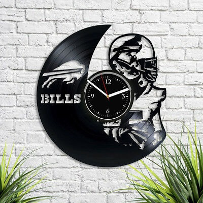 Reloj Corte Laser 3728 Buffalo Bills Jugador  Y Logo 