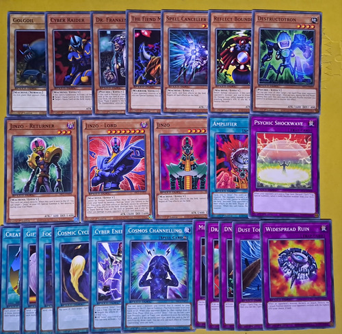 Jinzo Speed Duel Set 23 Cartas Yugioh Streets Of Battle City