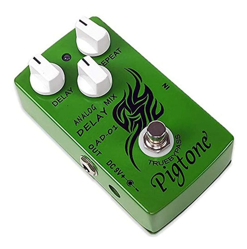 Pigtone Pp-22 Analog Delay Pedal De Efecto De Guitarra Con T