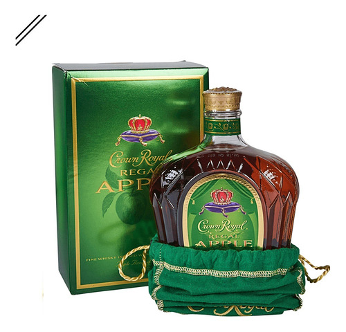 Whisky Crown Royal Apple, 1 Litro, Canadá - Go Whisky Baires