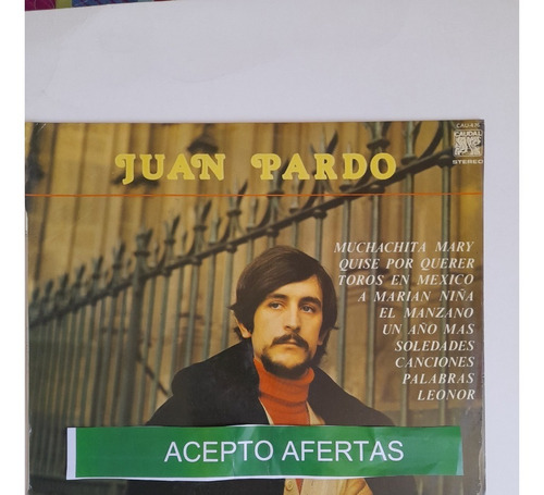 Vinilo Juan Pardo - Homonimo Vol-ii - Joya Epoca Edic. 1977