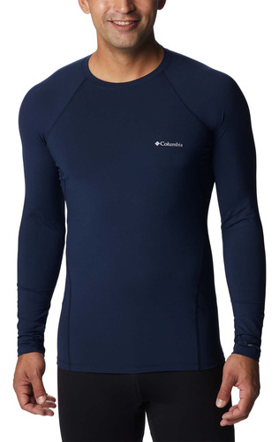 Remera M/l Columbia Midweight Stretch Colleg Navy Hombre