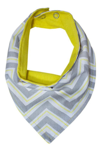 Babador De Bandana Chevron Amarelo