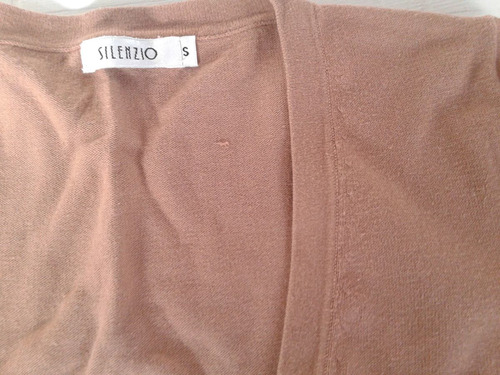 Saco Torerita Marron Clarito Silenzio Talle S