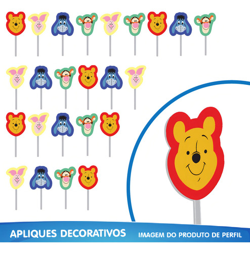 Kit Festa Fácil Ursinho Pooh Decoração De Aniversário