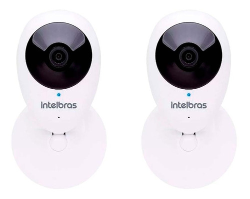 Kit 2 Câmeras Intelbras Mibo Wifi Hd 720p Ic3 Micro-sd