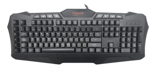 Teclado Gamer Rgb Polaroid Pgk-22l Pro-g Cable Usb Color Del Teclado Negro