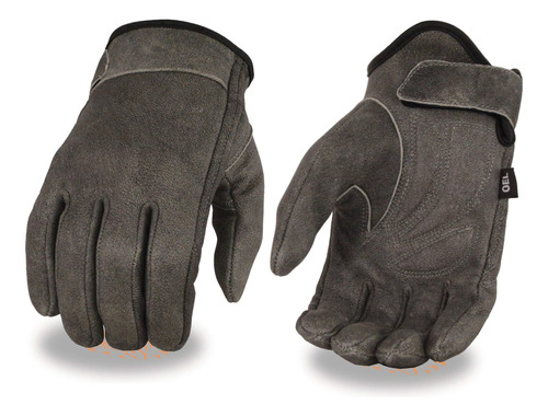 Milwaukee Leather Guantes De Cuero Para Hombre Con Palma De 